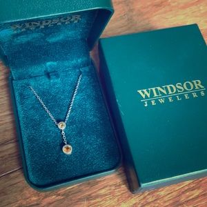 Citrine & silver necklace from Windsor Jewelers